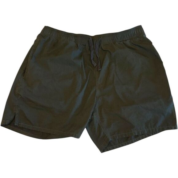 Zanerobe Men's Army Green Drawstring Shorts Elastic Waist Inseam 5” Size 36 - Picture 1 of 9